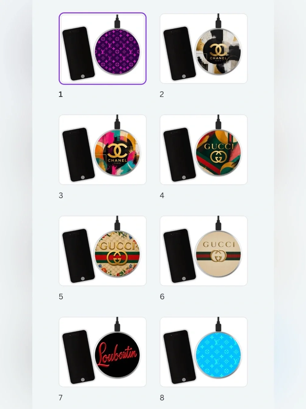 HANDMADE FASHION Mag Safe Wireless Phone Charger